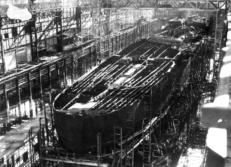 Construction du croiseur de Grasse