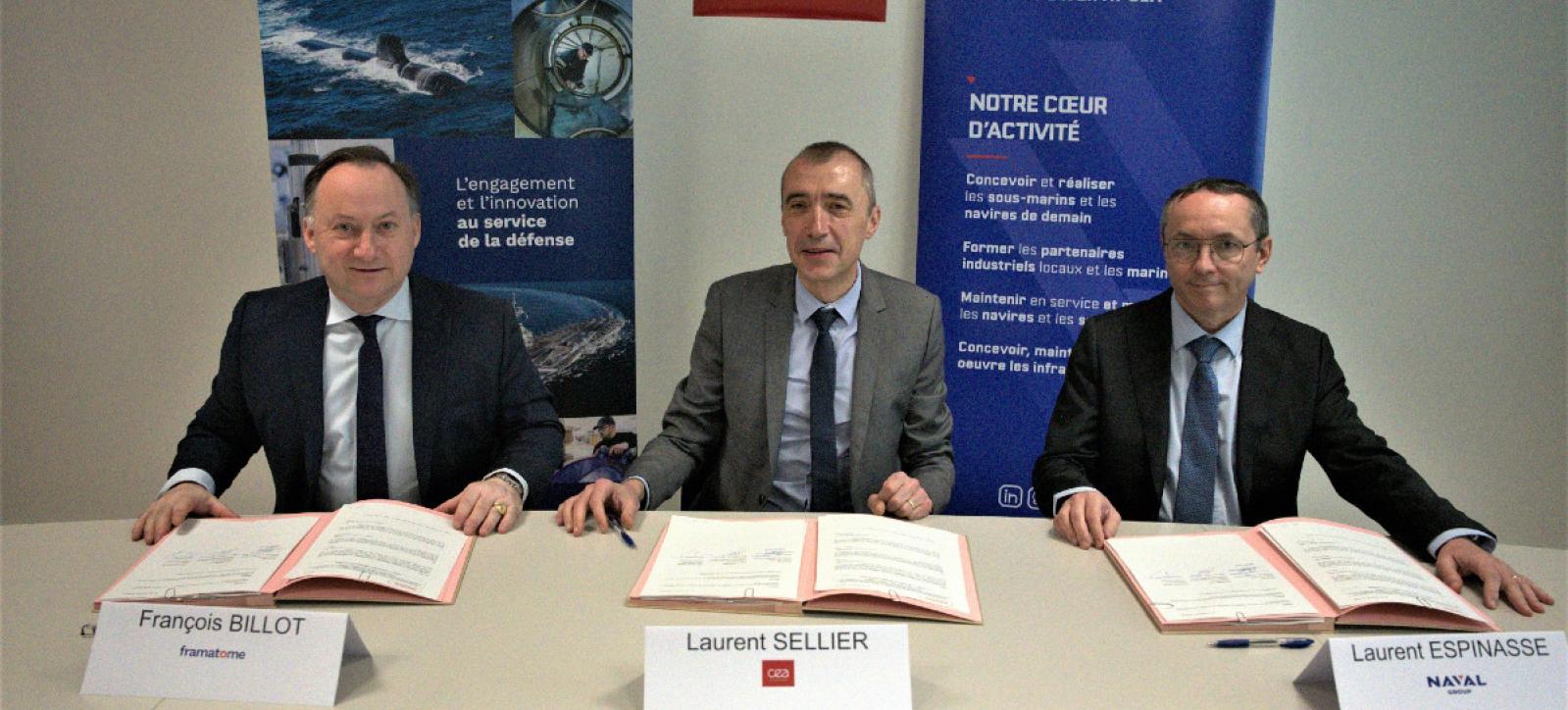 CEA Signature des nouveaux accords d’extension par Laurent SELLIER, François BILLOT et Laurent LESPINASSE