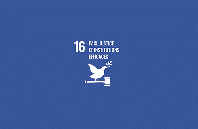 ODD n° 16 : Paix, justice et institutions efficaces